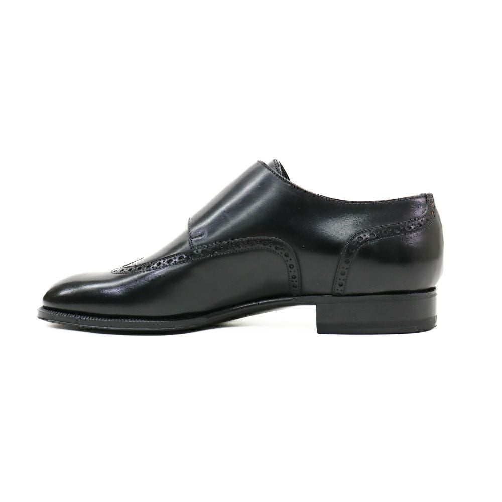 Enzo Bonafe エンツォボナフェ CORDOVAN NERO コードバンダブルモンク