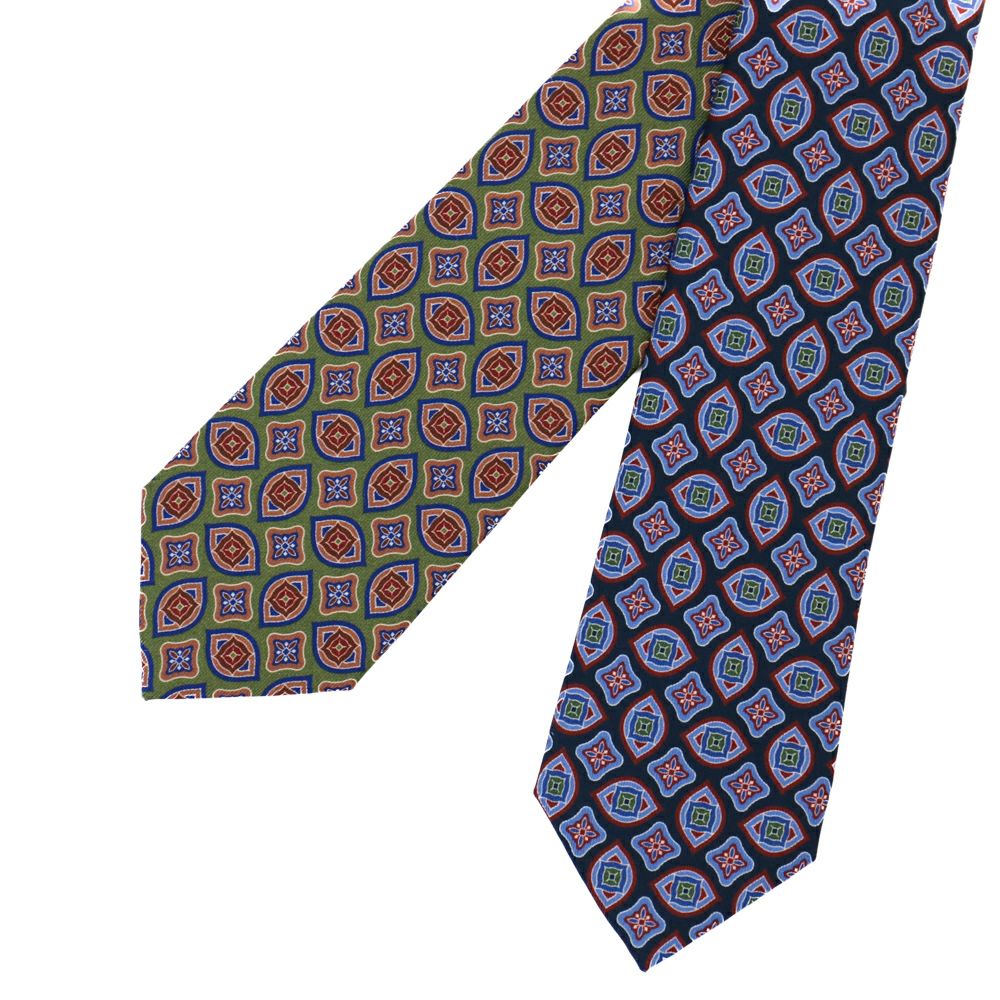 TIE YOUR TIE タイユアタイシルクプリントタイ CINQUEPIEGHE