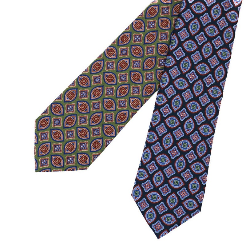 TIE YOUR TIE タイユアタイシルクプリントタイ CINQUEPIEGHE 