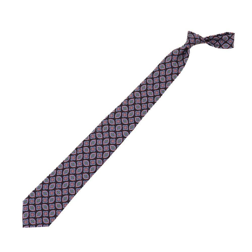 TIE YOUR TIE タイユアタイシルクプリントタイ CINQUEPIEGHE