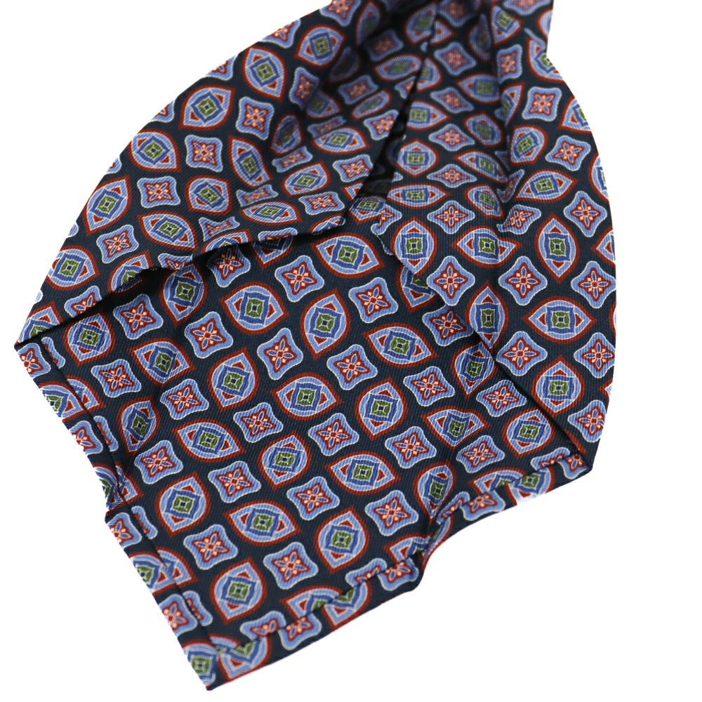 TIE YOUR TIE タイユアタイシルクプリントタイ CINQUEPIEGHE
