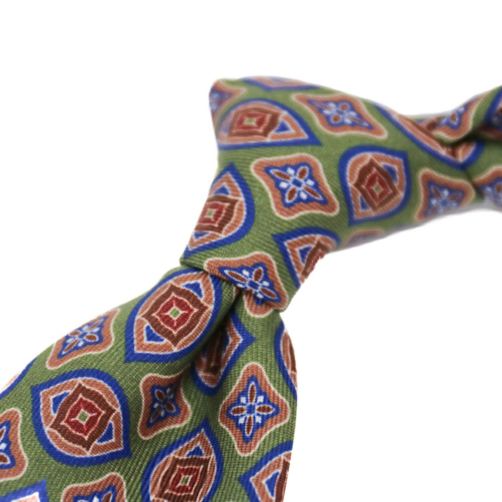 TIE YOUR TIE タイユアタイシルクプリントタイ CINQUEPIEGHE