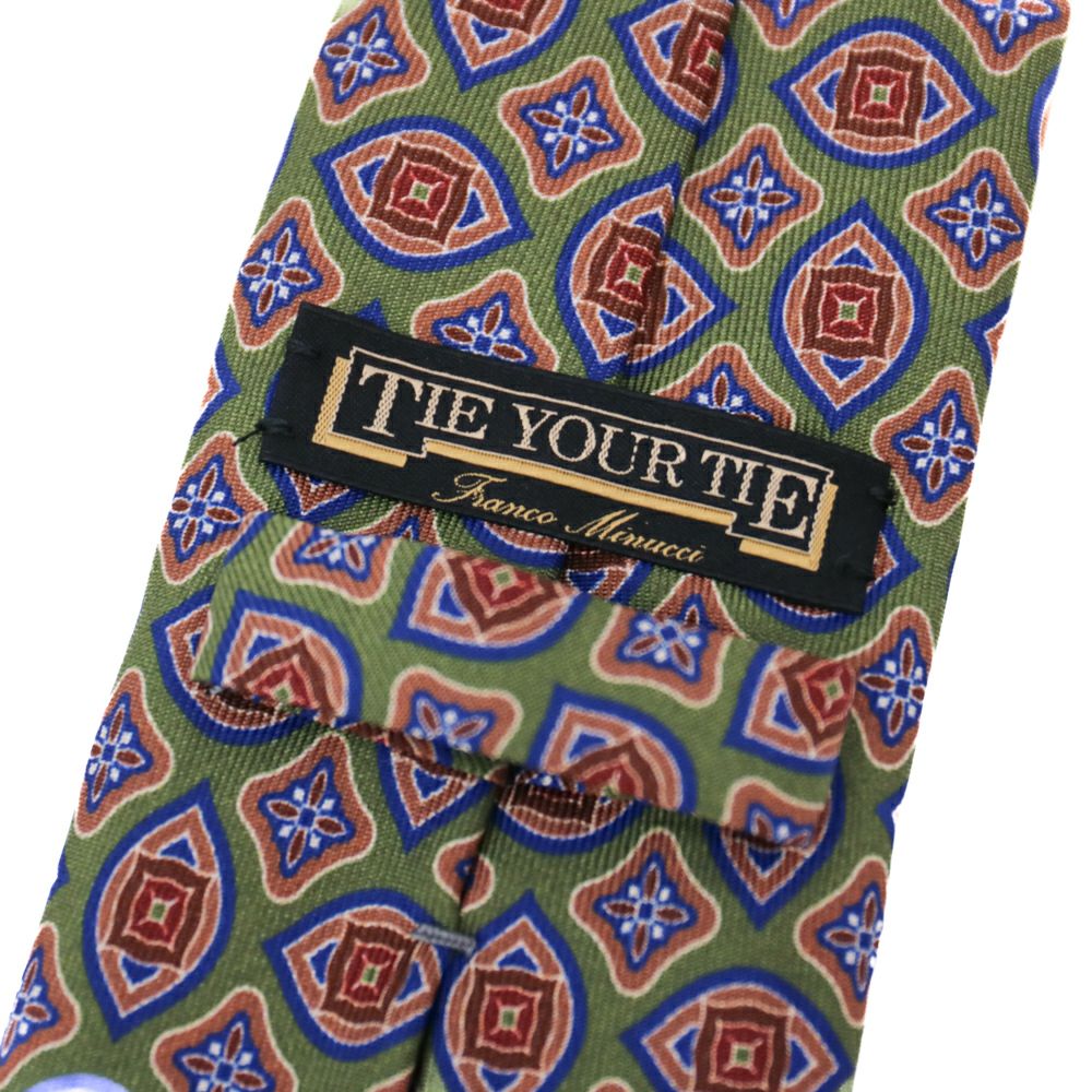 TIE YOUR TIE タイユアタイシルクプリントタイ CINQUEPIEGHE