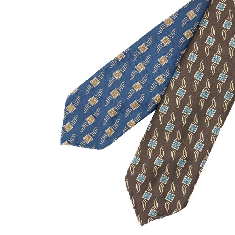 TIE YOUR TIE タイユアタイシルクプリントタイ CINQUEPIEGHE 