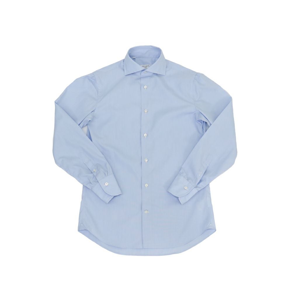RING JACKET Napoli ワイドカラーシャツ【ブルー/無地】 | RING JACKET