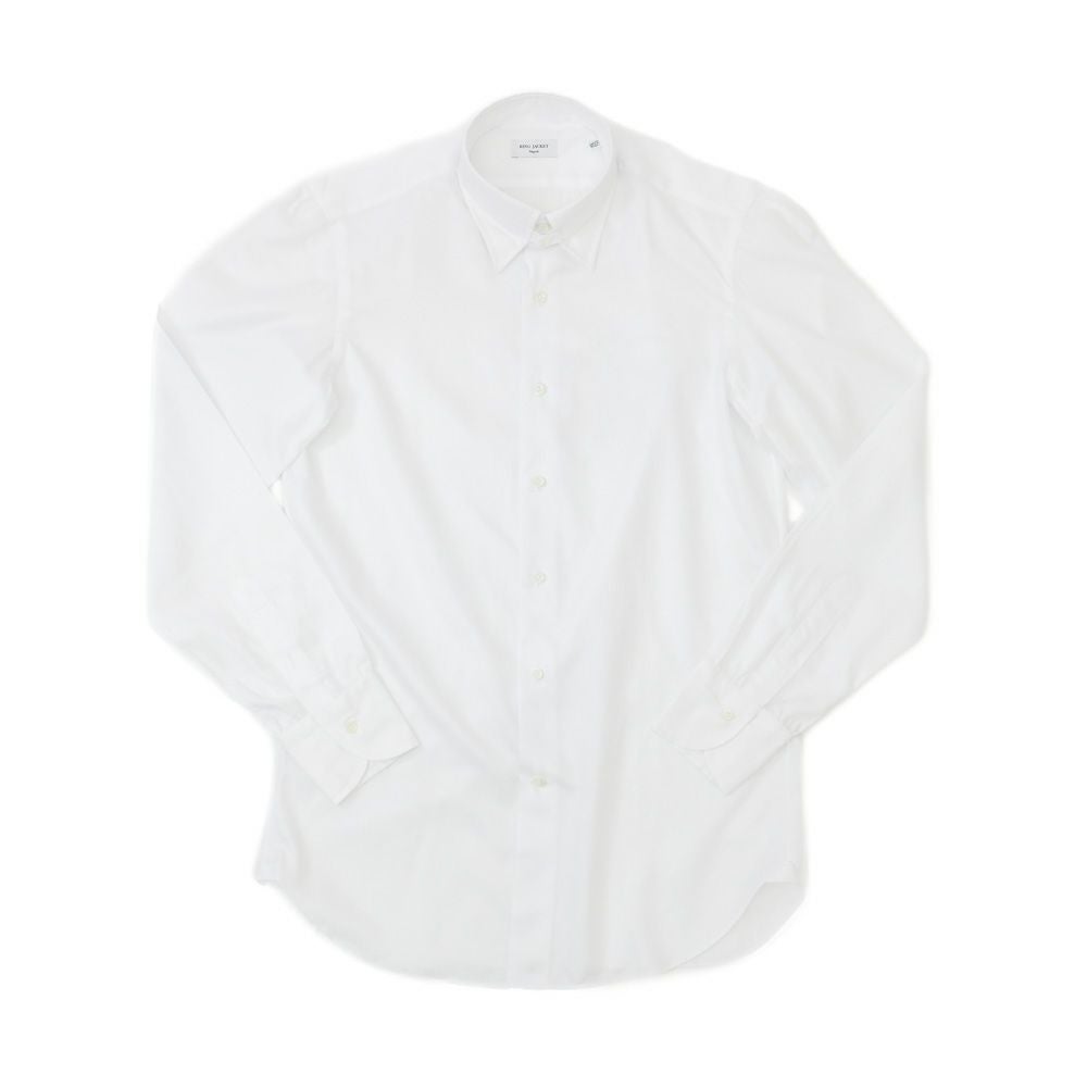 RING JACKET Napoli タブカラーシャツ【ホワイト/無地】 | RING JACKET