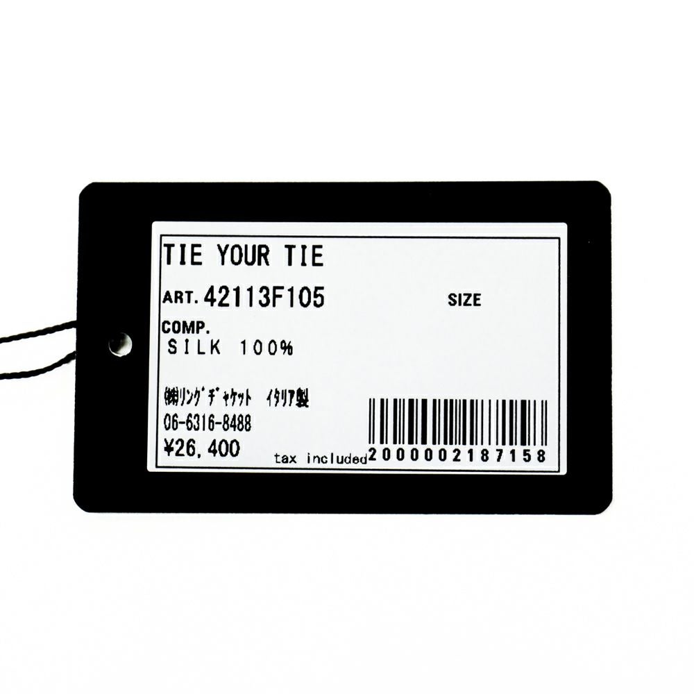 TIE YOUR TIE タイユアタイ ジャガードタイ FRANK SFODERATO