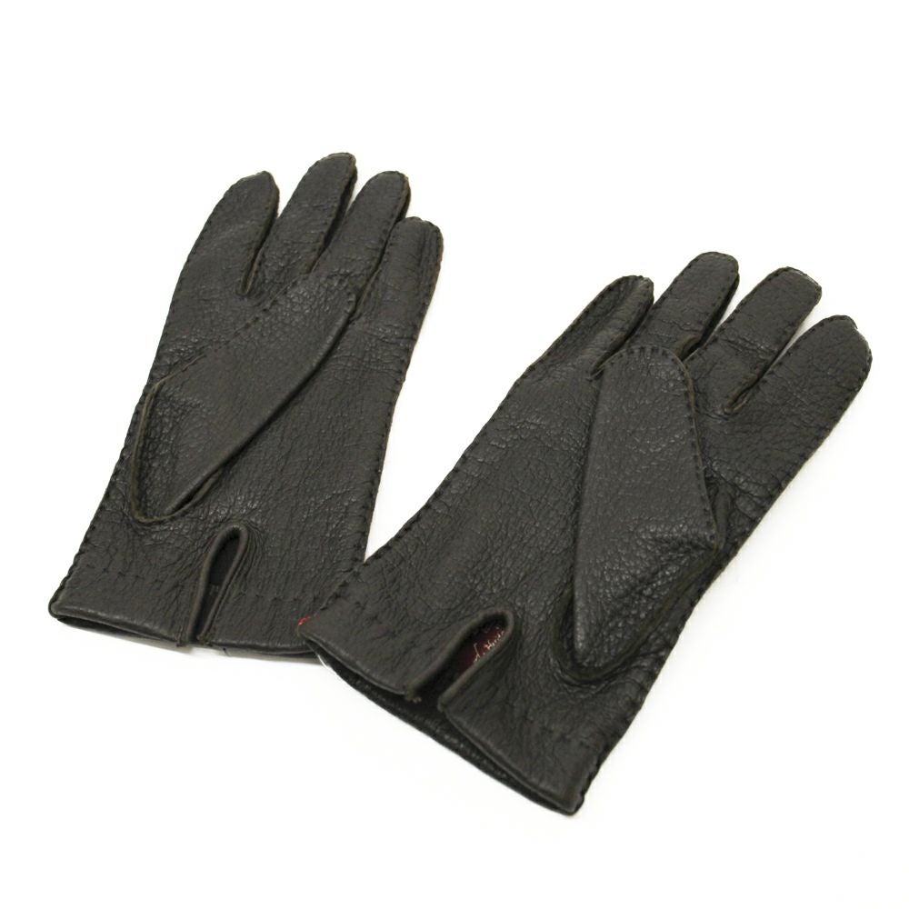 DENTS デンツ ペッカリー アンライニンググローブ BARK 【ブラウン