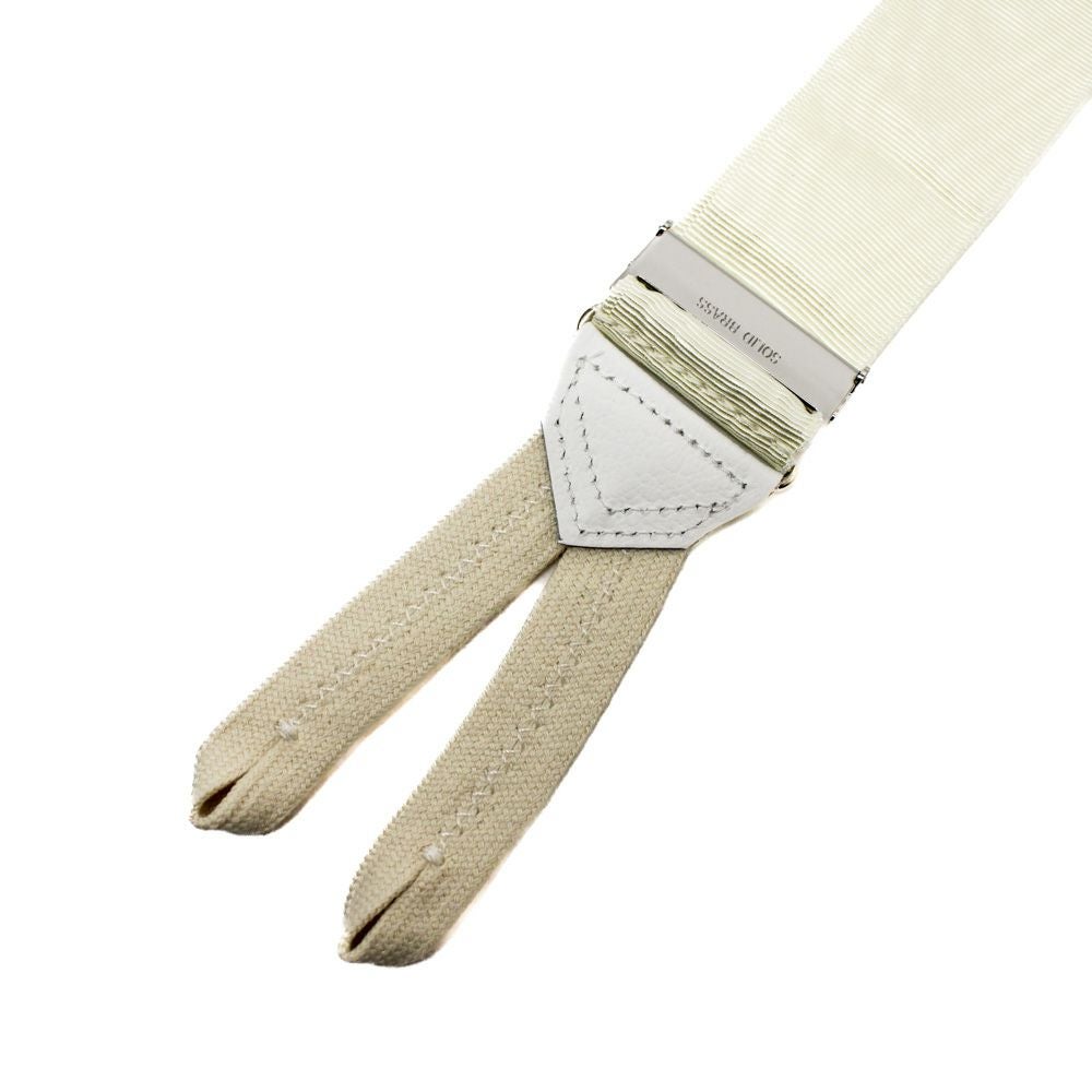 ALBERT THURSTON アルバートサーストン ブレイシーズ 【アイボリー