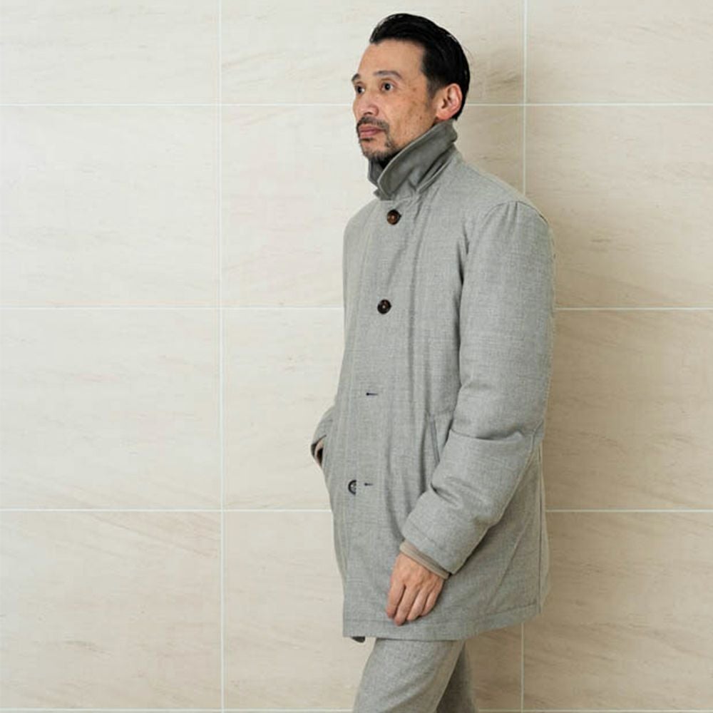 ダウンコート グレージュ | RING JACKET MEISTER ONLINE STORE