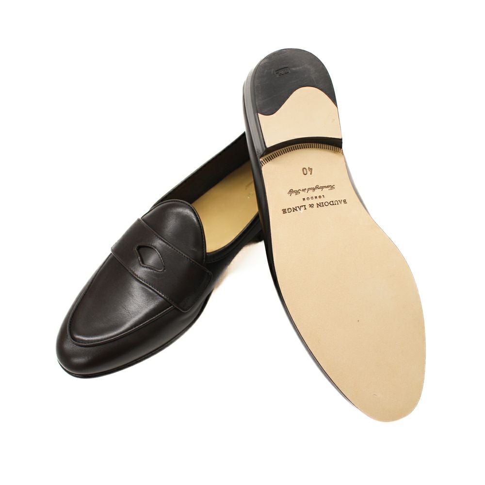 BAUDOIN&LANGE SAGAN CLASSIC DRAPE CALF コインローファー | RING