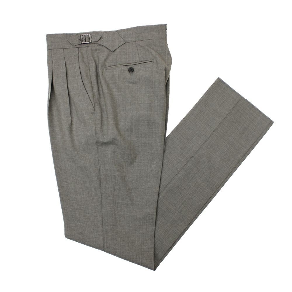 2プリーツトラウザーズ グレージュ | RING JACKET MEISTER ONLINE STORE