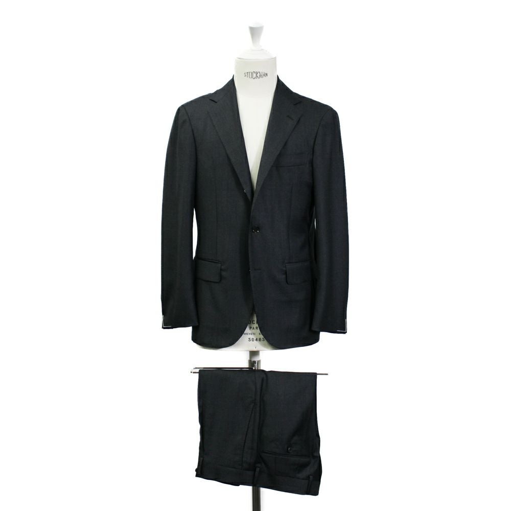 スーパー110's ピンドット ネイビースーツ NO-301 S-186 | RING JACKET