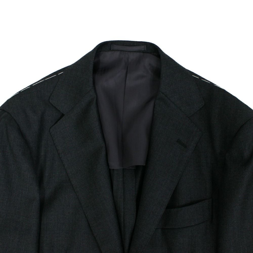 スーパー110's オールシーズン チャコールグレースーツ No-301 S-186