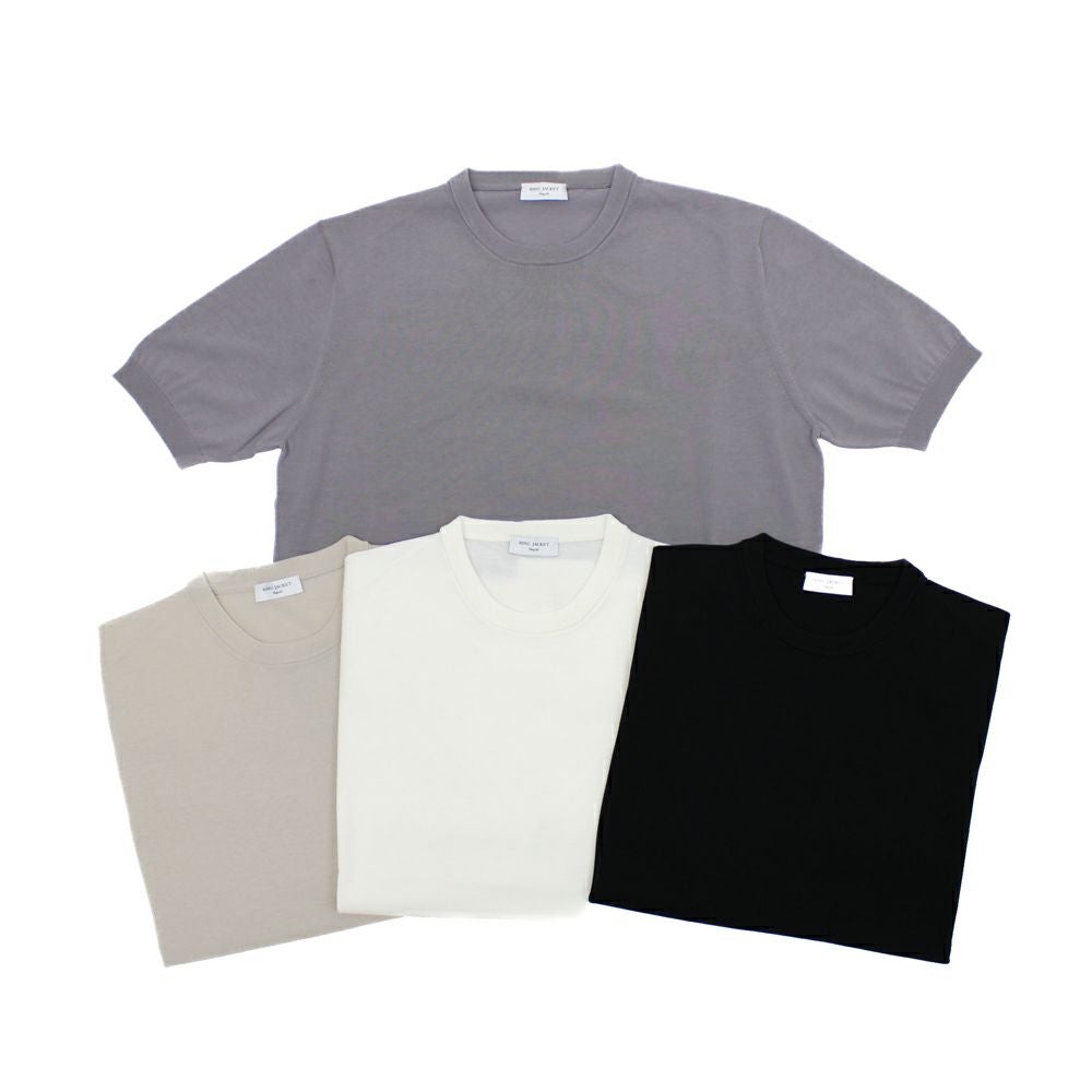【新品】RINGJACKET Napoli ハイゲージ ニットTシャツ/サイズ1 ハイゲージ ニットTシャツ 全4色 | RING JACKET MEISTER ONLINE STORE