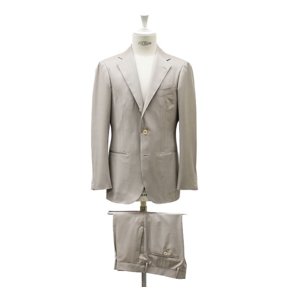 スーパーエクストラファインメリノウール ベージュスーツ No253 S-172