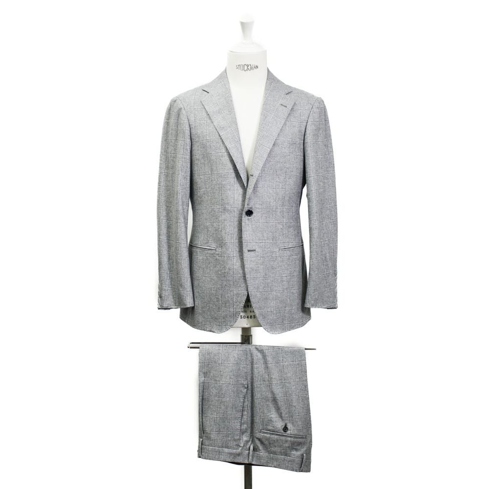 ウール×シルク×カシミヤ ライトグレースーツ No-253 S-172 | RING