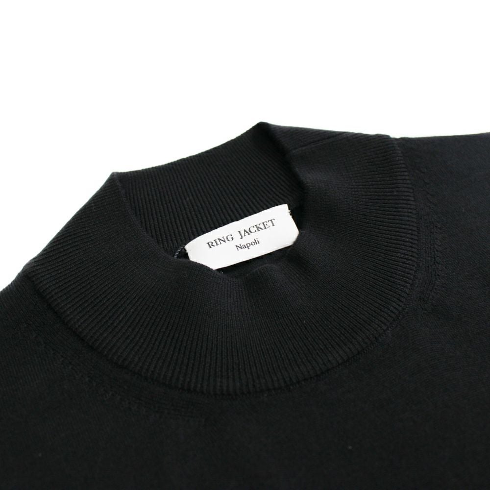 14.5ミクロンウール モックネックセーター 6カラー | RING JACKET