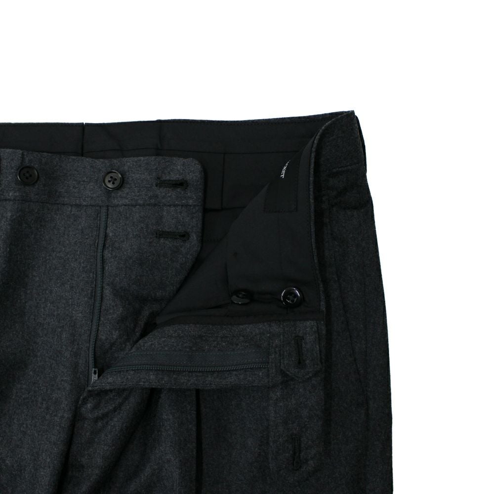 スーパー120's サクソニー 1プリーツスラックス S-172 | RING JACKET