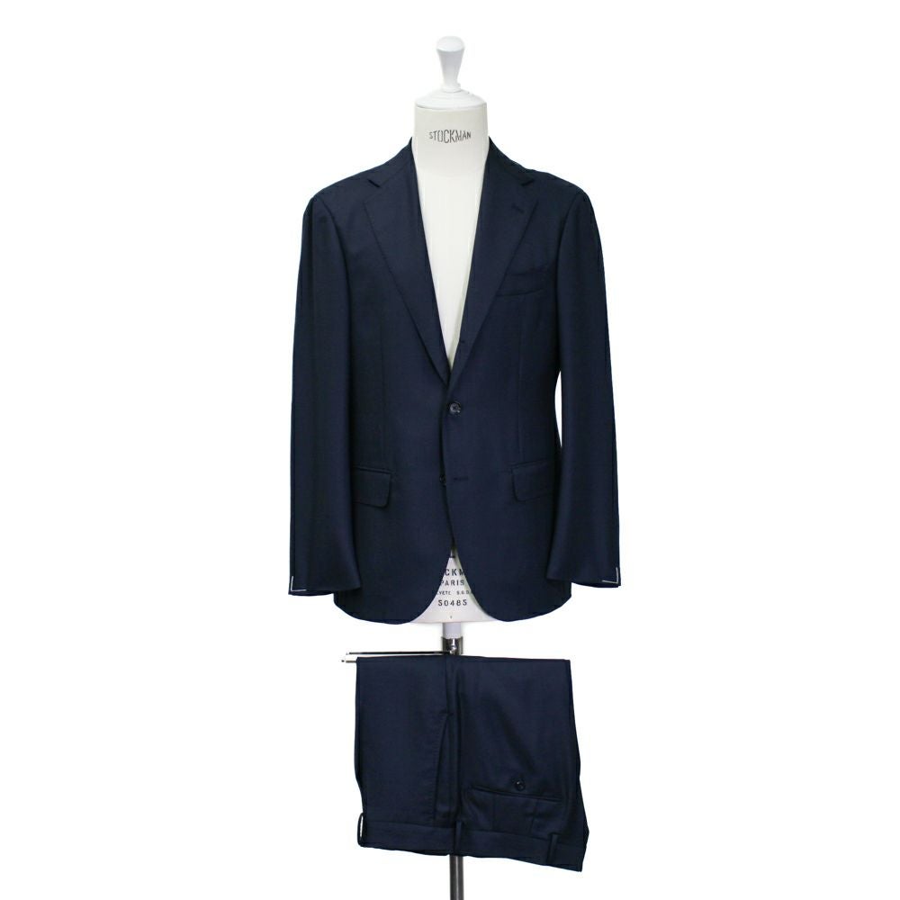 スーパー110's バードアイ ネイビースーツNO-301 S-186 | RING JACKET