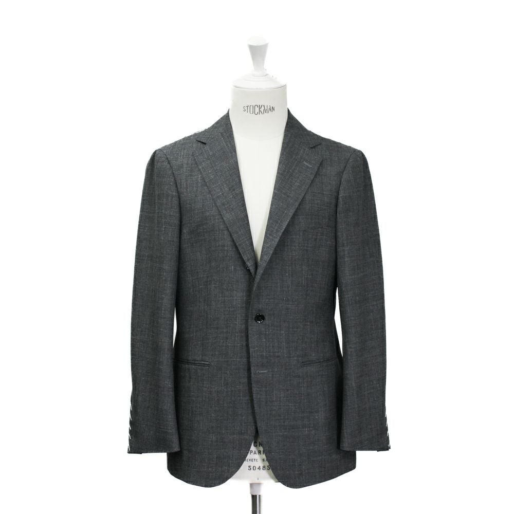 ウール×シルク チャコールグレースーツ No-253 S-172 | RING JACKET