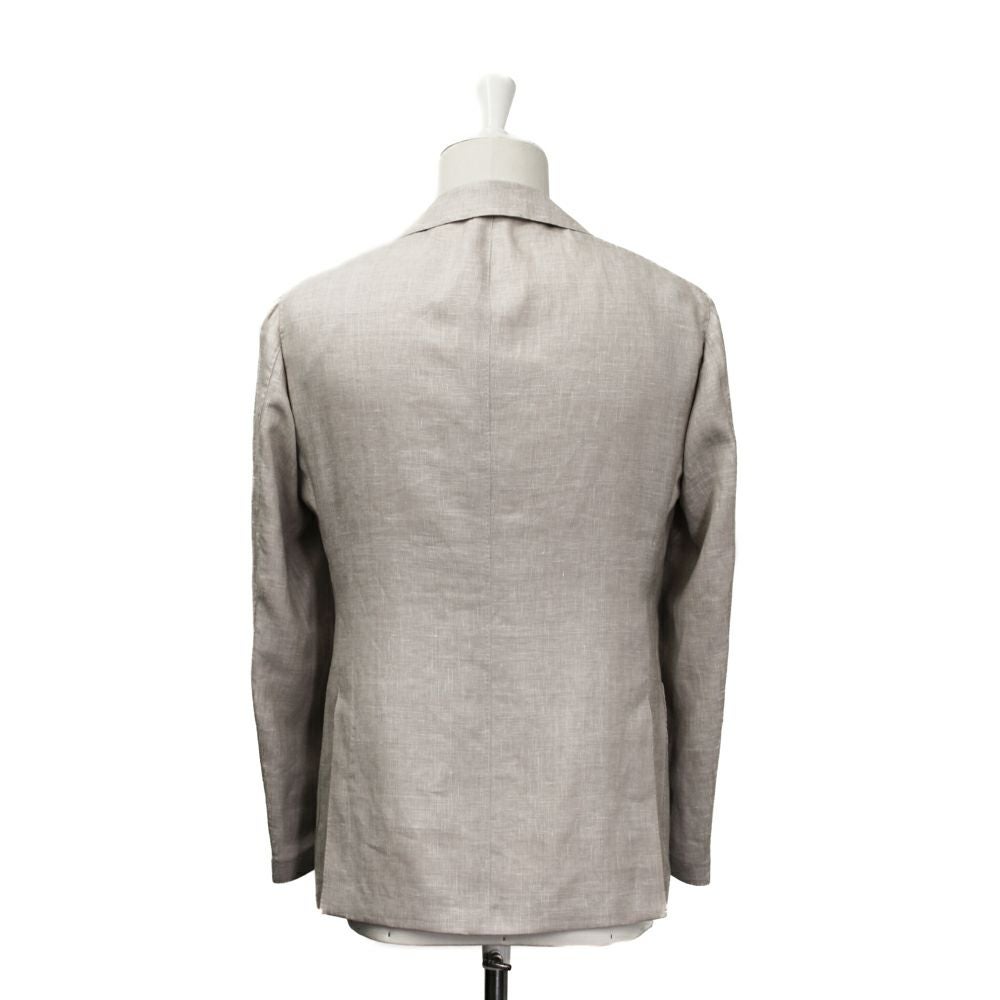 SUPER160's Wool×Linen ベージュジャケット No-308 | RING JACKET