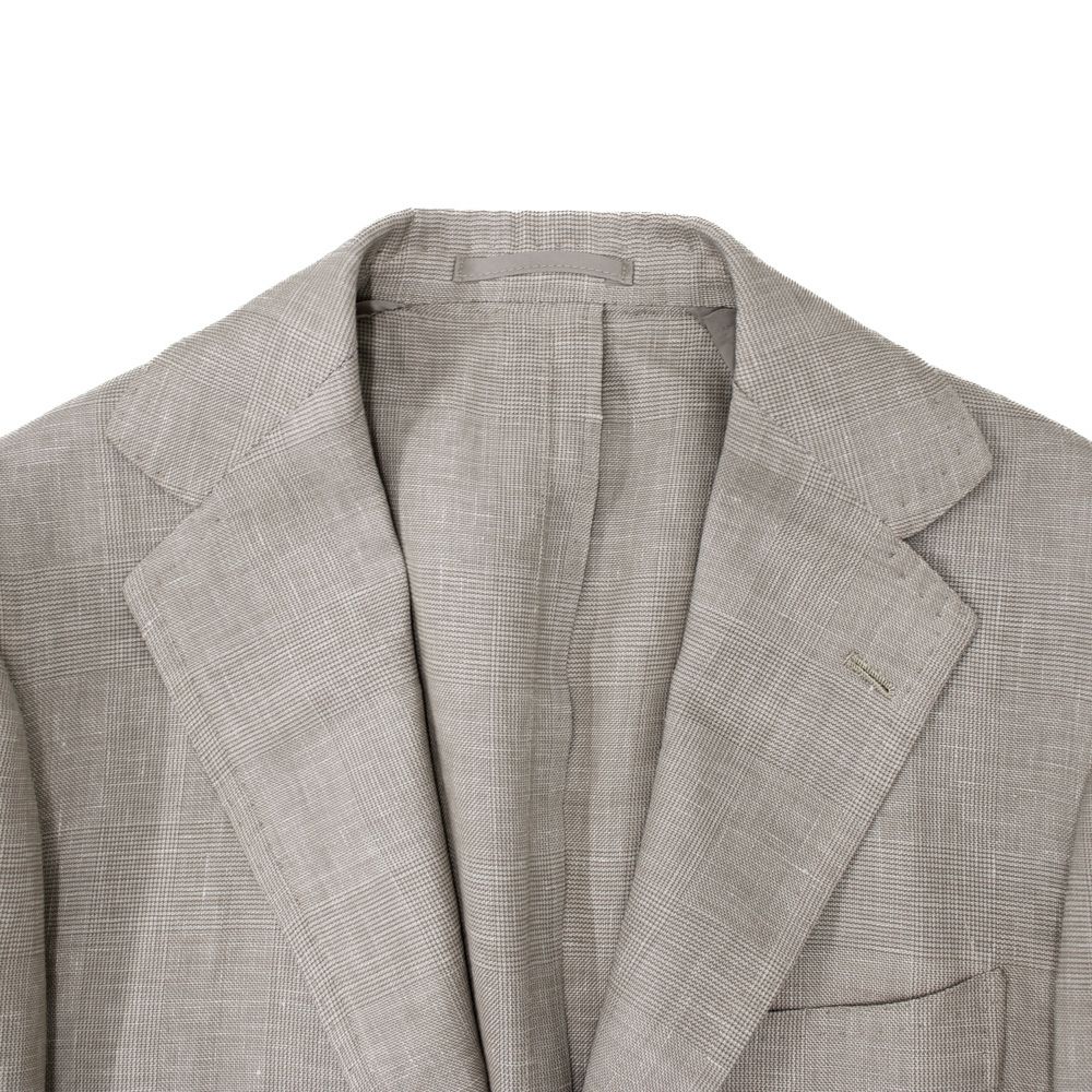 SUPER160's Wool×Linen ベージュジャケット No-308 | RING JACKET