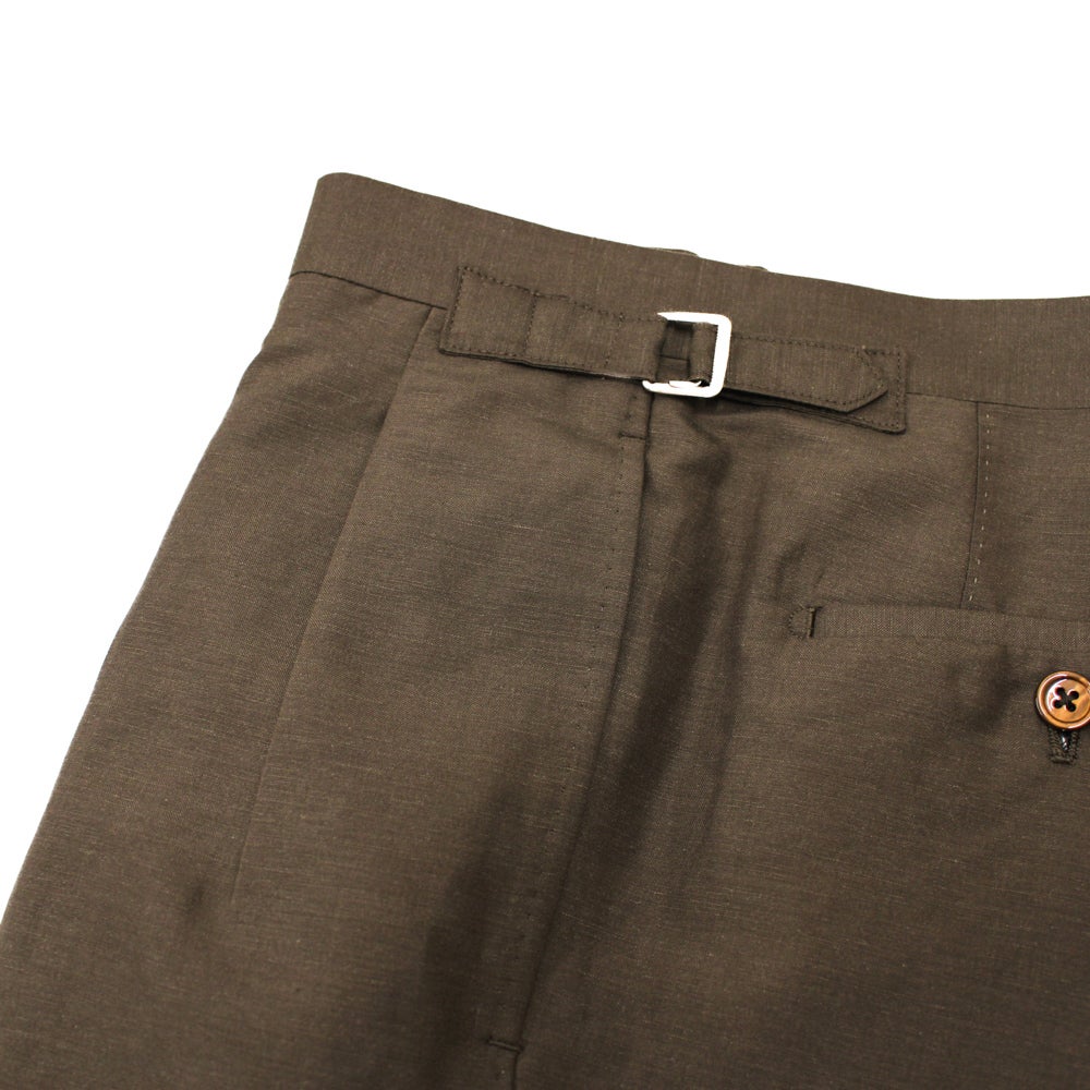 リネン×シルク ブラウンスーツ No-316 S-192SA | RING JACKET MEISTER