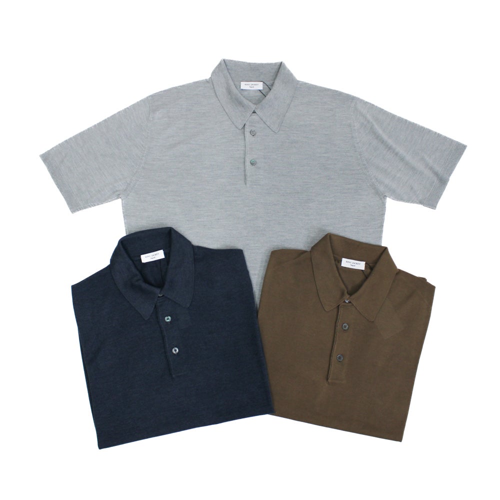 シルク ニットポロシャツ 3色 | RING JACKET MEISTER ONLINE STORE