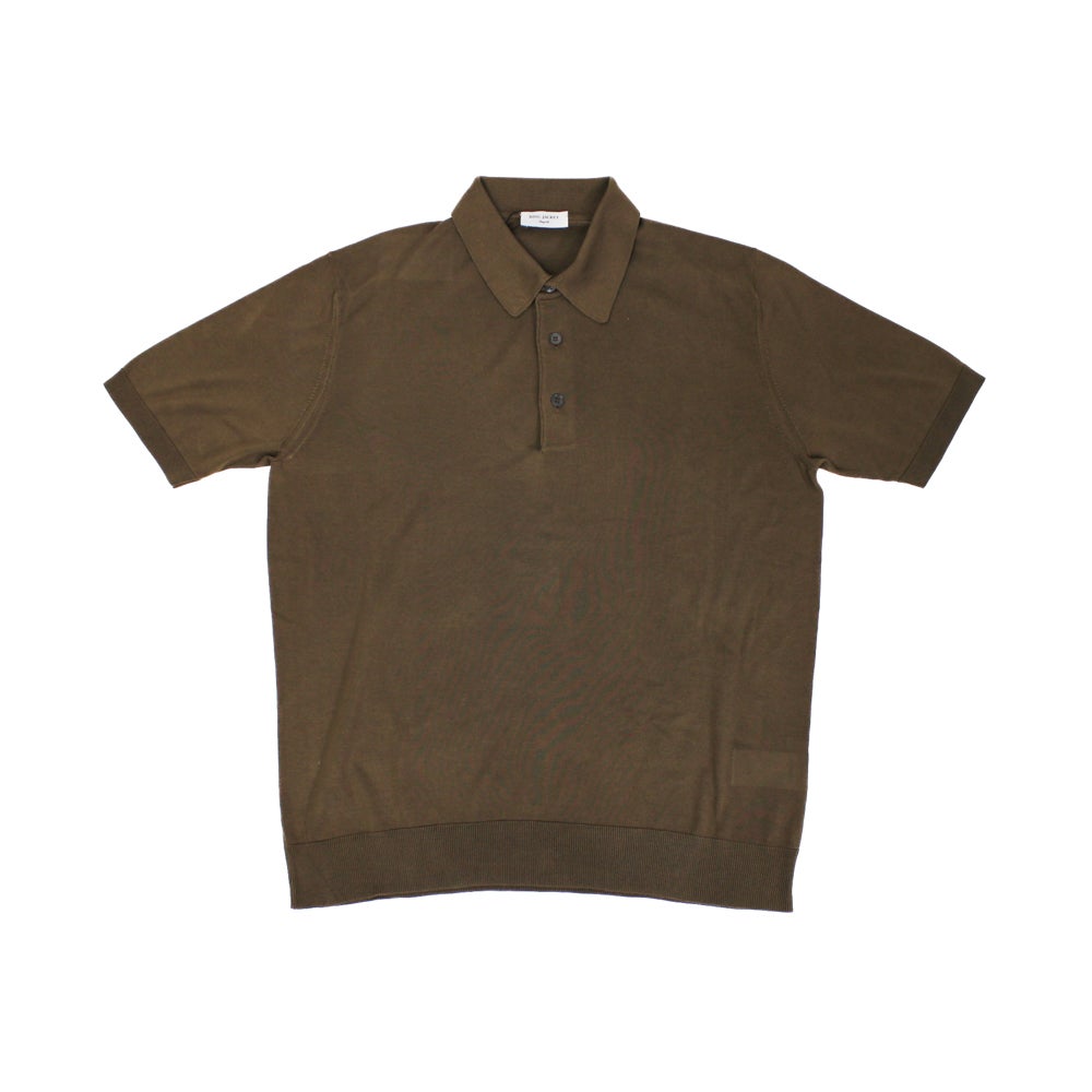 extreme cashmereニットポロシャツベージュ シルク ニットポロシャツ 3色 | RING JACKET MEISTER ONLINE STORE