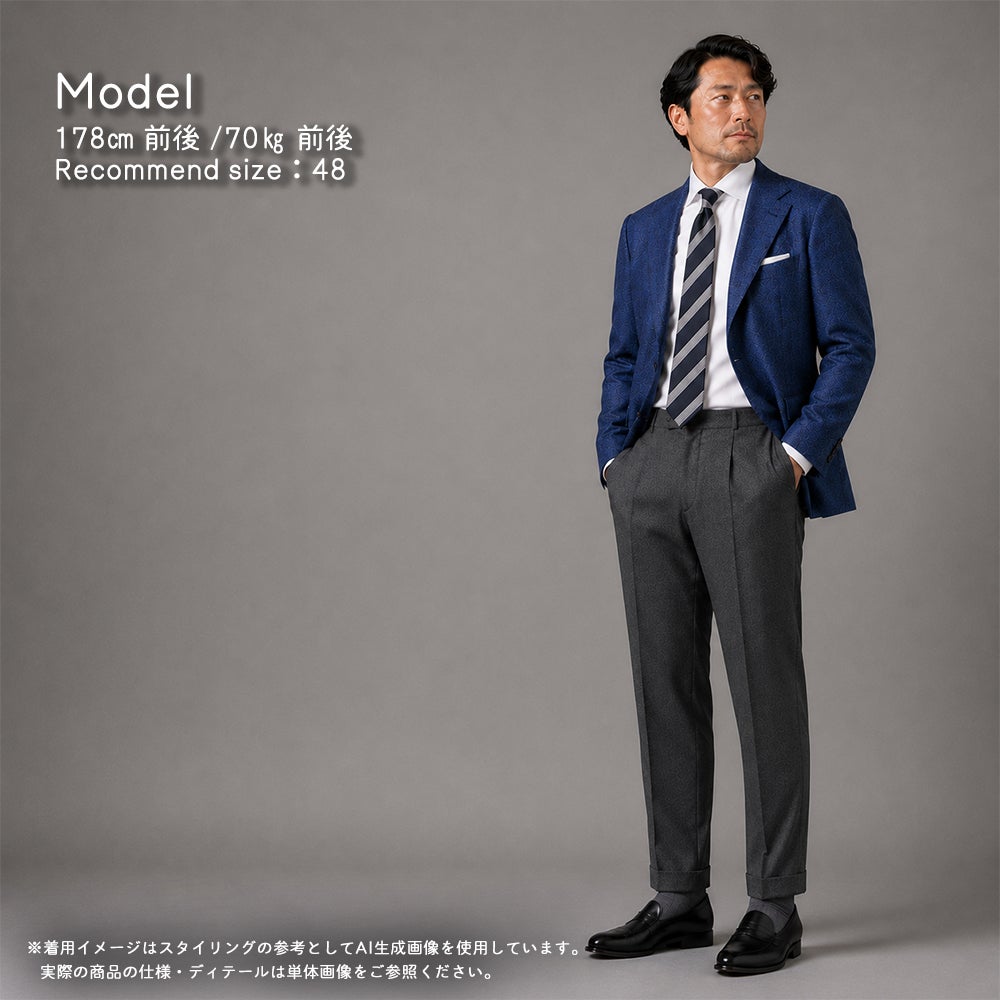 ベビーカシミヤ ネイビージャケット NO.316FH | RING JACKET MEISTER