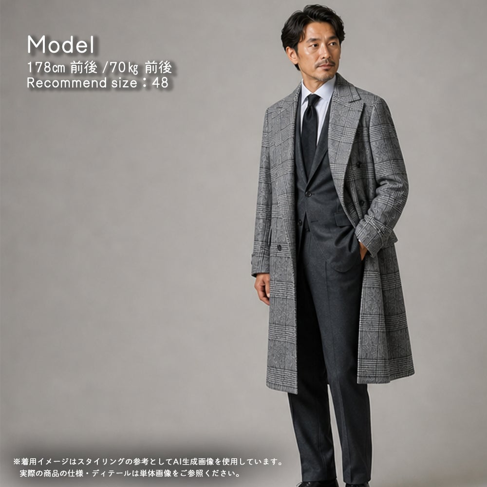 カシミヤ グレンチェックコート RC-74 | RING JACKET MEISTER ONLINE STORE