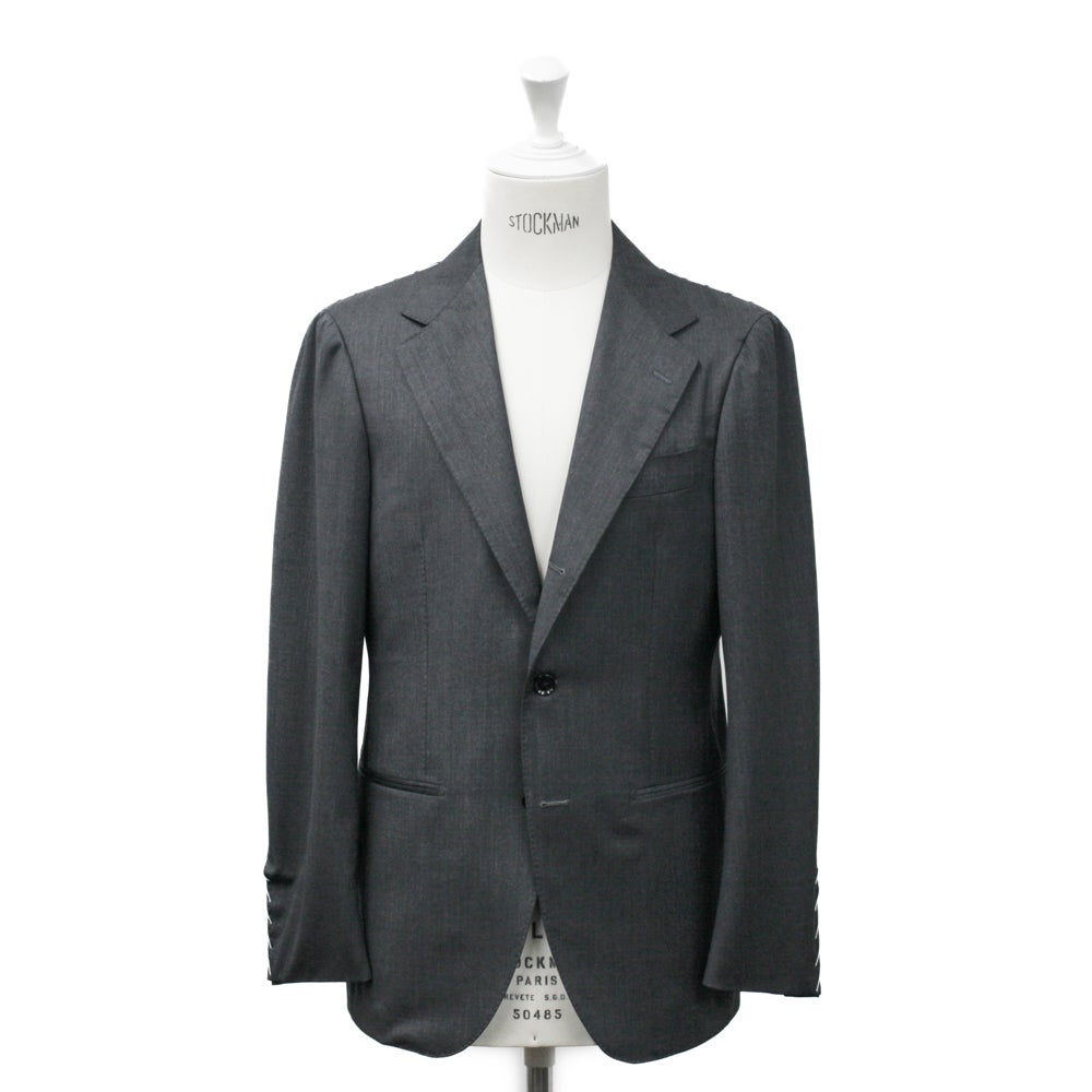スーパー110's チャコールグレースーツNO.286EH/S-178H | RING JACKET
