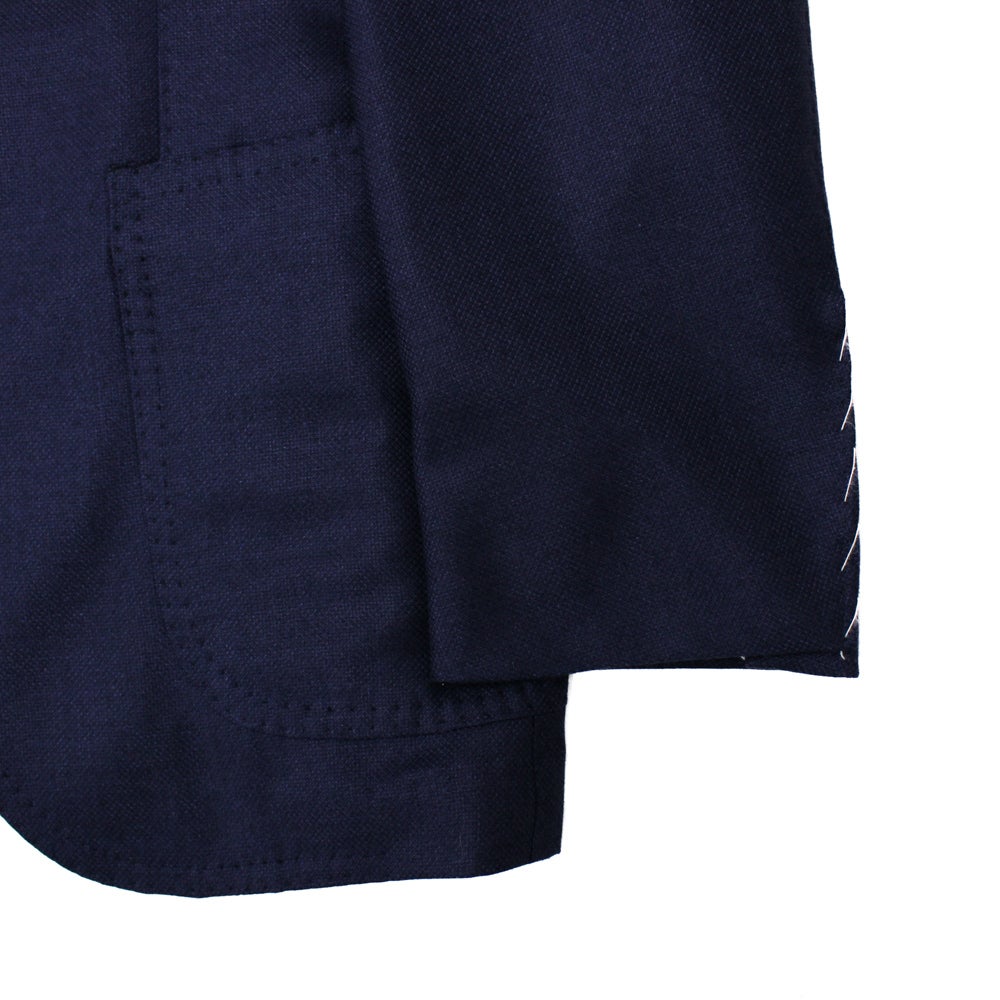 カシミヤ×シルク ホップサック ネイビージャケット NO.316FH | RING