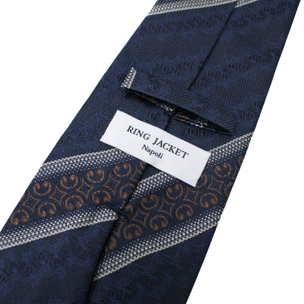 美品 RING JACKET Napoli ネクタイ ペイズリー RING JACKET Napoli スフォデラータ シルクタイ | RING JACKET MEISTER