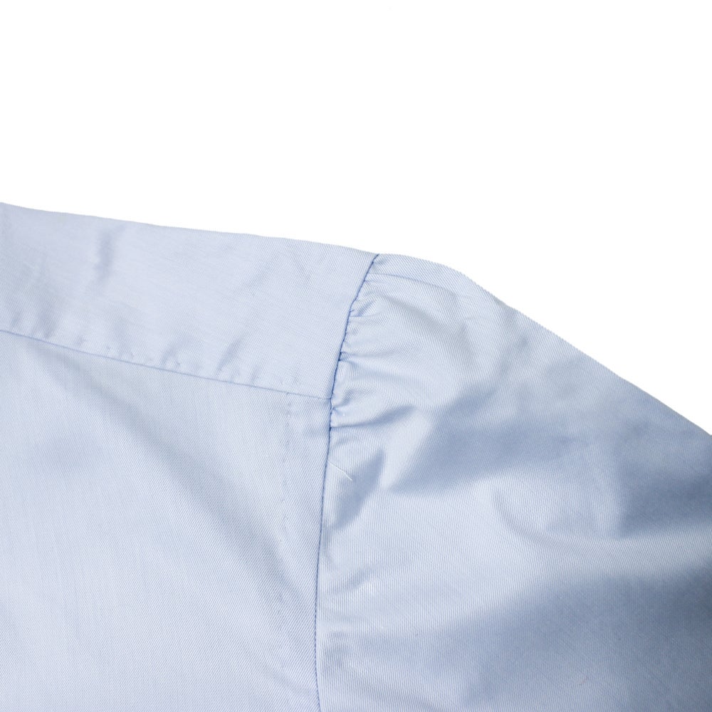 RING JACKET Napoli レギュラーカラーシャツ ブルー無地 | RING JACKET